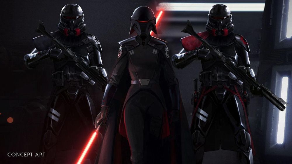 Purge Trooper e Second Sister in Star Wars Jedi: Fallen Order Purge Trooper e Second Sister in Star Wars Jedi: Fallen Order